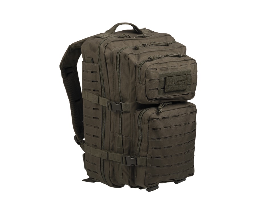 RUCSAC DE ASALT MODEL U.S. LASER CUT - OLIV - LARGE (36L)